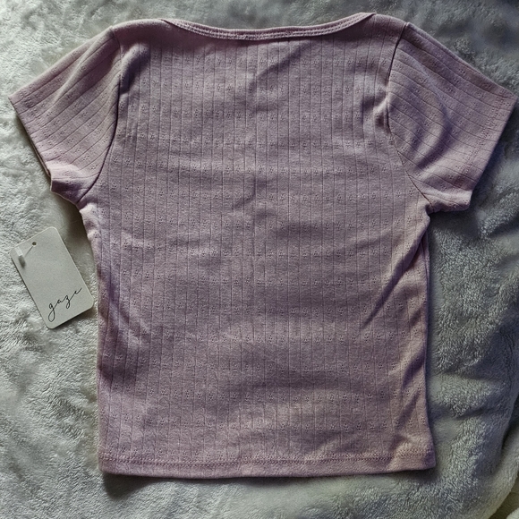 Gaze Pink Coquette Crop Top - Picture 2 of 6